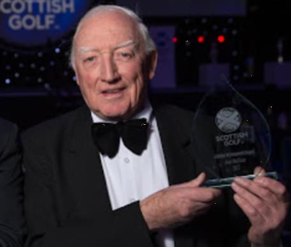 Jock MacVicar Memorial Award (Leading Men’s & Women’s Golfer Annually at Scottish Open).