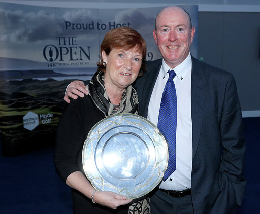 PORTRUSH, NORTHERN IRELAND - JULY 16: during the Association of Golf Writers Annual Dinner and Awards at Royal Portrush Golf Club on July 16, 2019 in Portrush, Northern Ireland. (Photo by David Cannon/Getty Images)