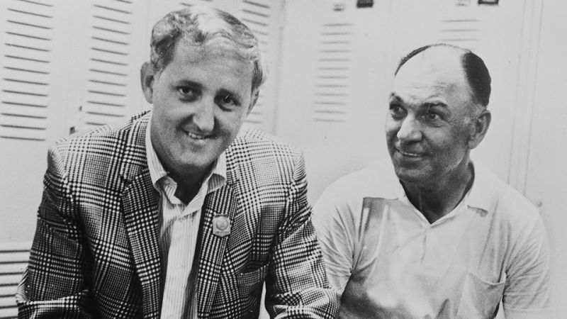 Dan Jenkins with fellow Texan Ben Hogan.