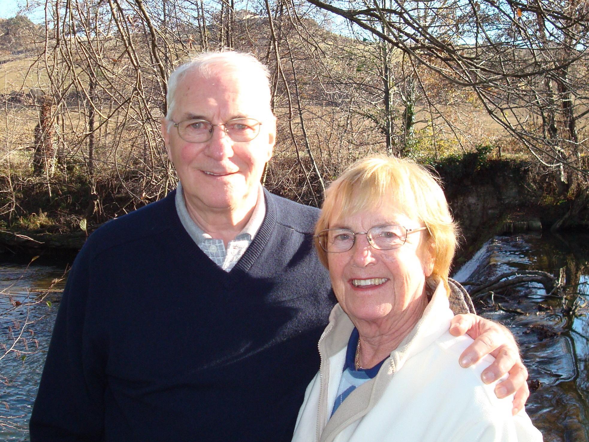 Alex Sandeson and his wife, June