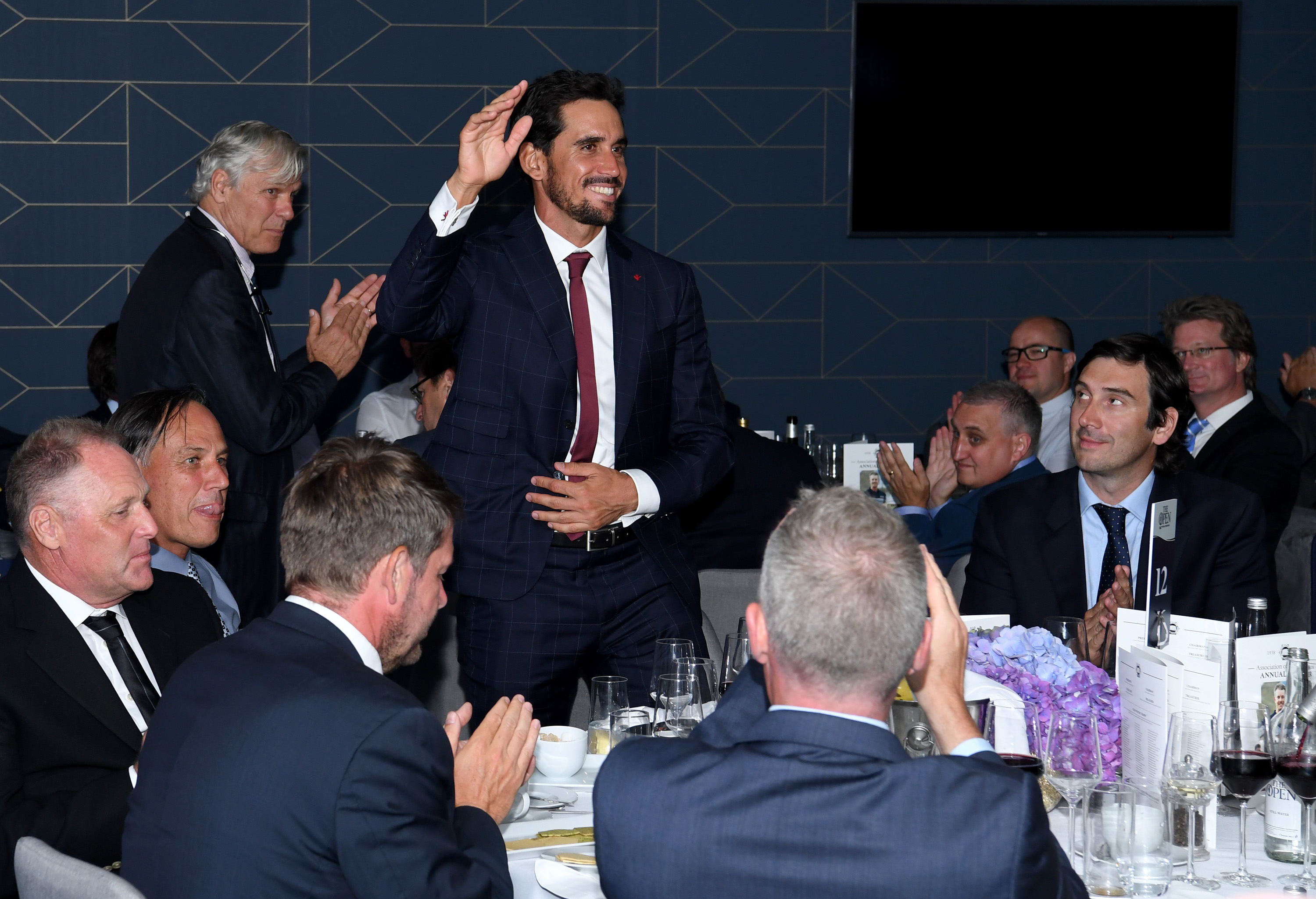 during a practice round prior to the 146th Open Championship at Royal Birkdale on July 18, 2017 in Southport, England.