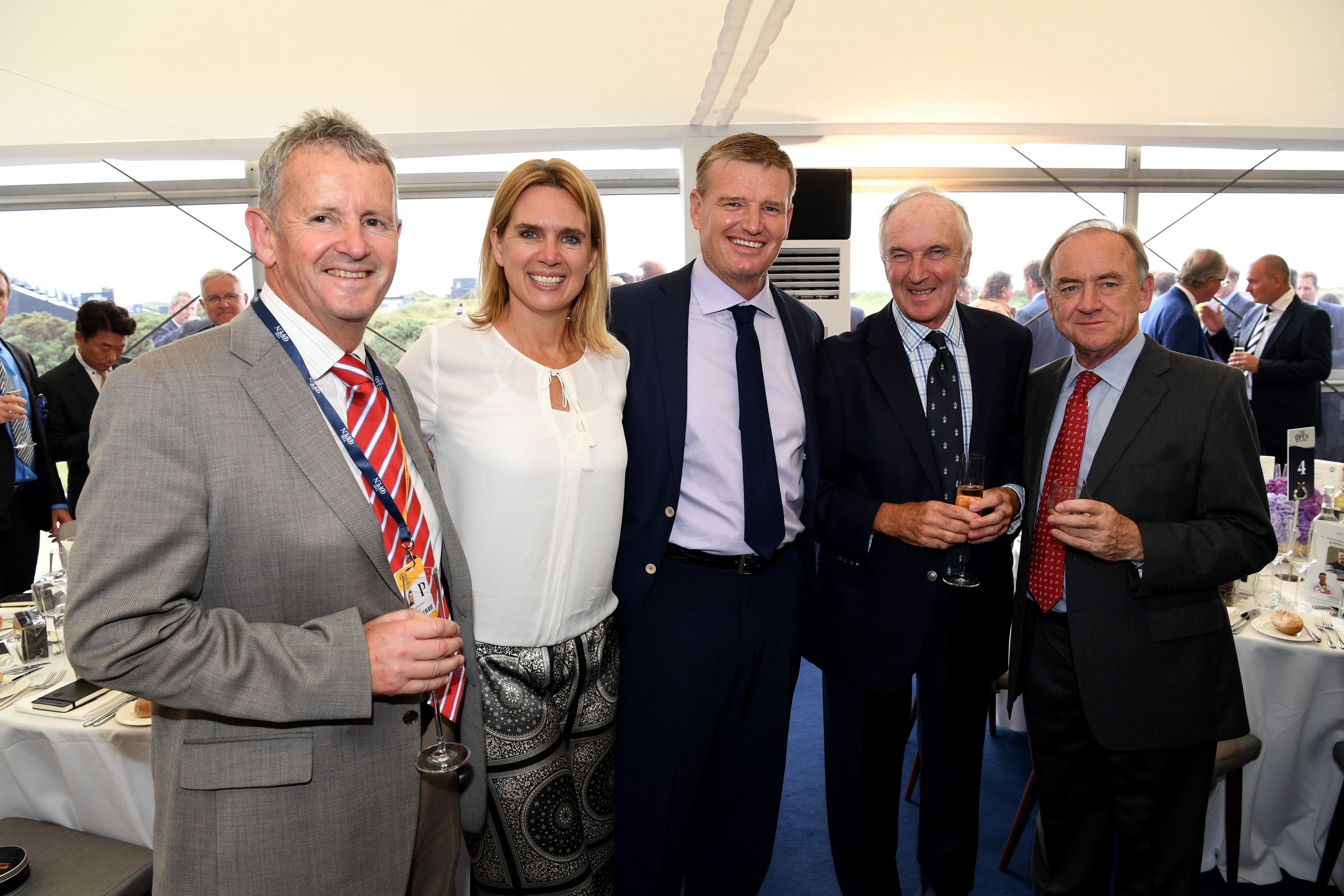 during a practice round prior to the 146th Open Championship at Royal Birkdale on July 18, 2017 in Southport, England.