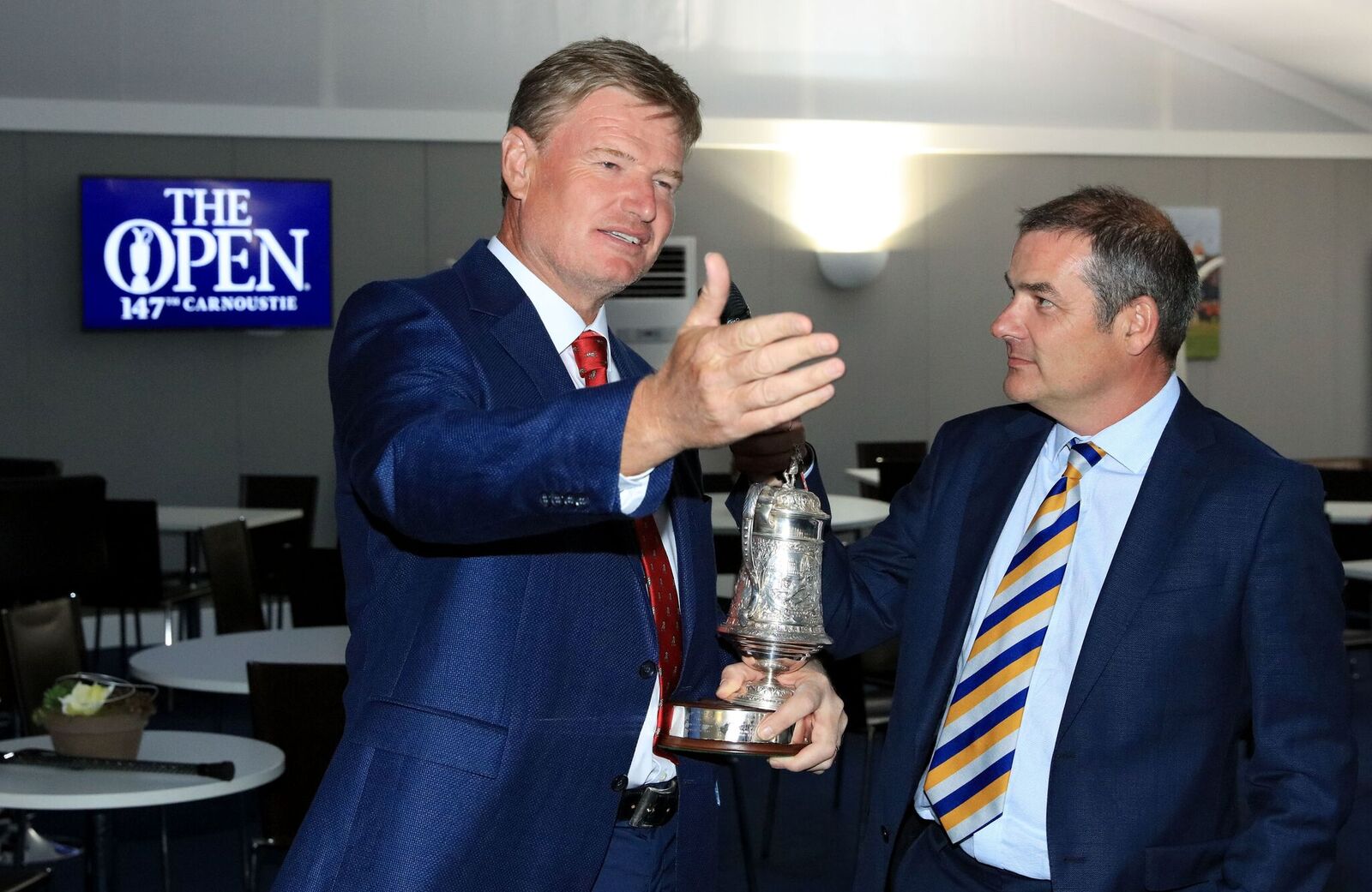 Four-time Major winning Ernie Els speaks of his fond relationship with the media. (Photo - David Cannon)
