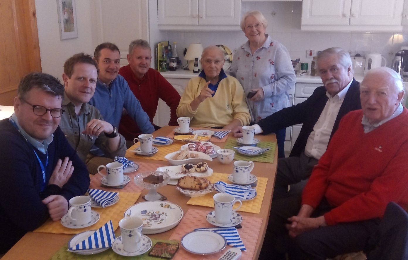 Renton Laidlaw points the finger at Martin Dempster during an AGW visit